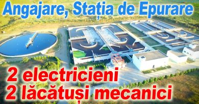 Compania de Apă Buzău angajează doi electricieni și doi lăcătuși mecanici