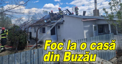 ISU Buzău: „Arde acoperișul”