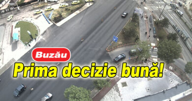 Prima decizie bună a traficului inteligent din Buzău